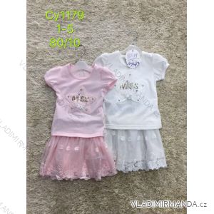 Short sleeve T-shirt and girls' skirt (1-5 years) SAD SAD19CY1179
