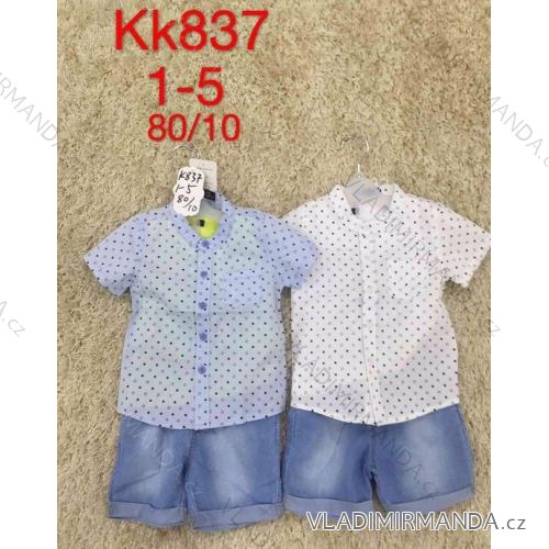 Summer Shirt and Denim Shorts Set for Kids (1-5 years) SAD SAD19KK837
