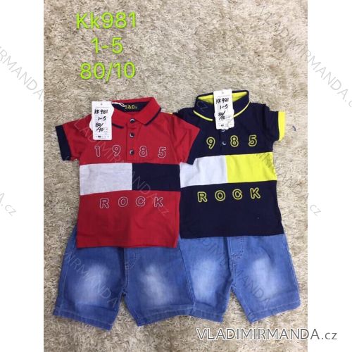 Summer T-shirt short sleeve and jeans shorts for boys (1-5 years) SAD SAD19KK981
