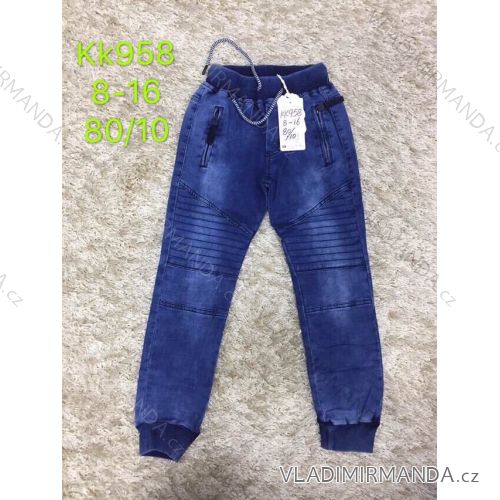 Rifle jeans slabé jarné dorast chlapčenské (8-16 LET) SAD SAD19KK958
