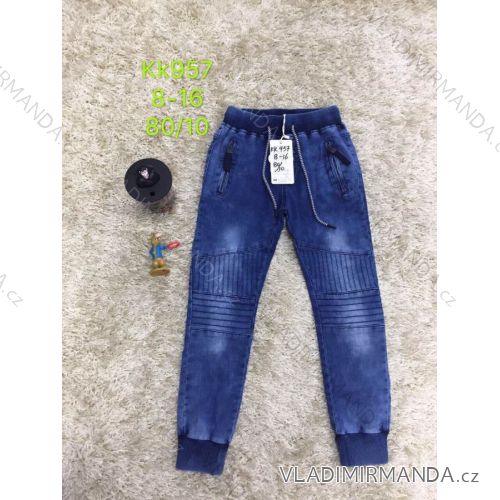 Rifle jeans slabé jarné dorast chlapčenské (8-16 LET) SAD SAD19KK957