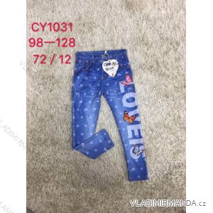 Rifle jeans džegíny dievčenské (98-128) SAD SAD19CY1031
