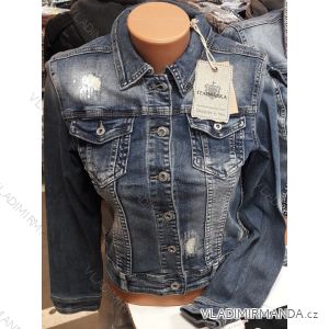 Bunda riflová jeans dámska (s-2xl) Ytaimaska MA119HS-3217
