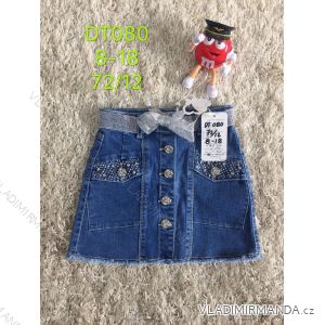 Denim Skirt Puppy Baby Girl with Belt (8-18 Years) SAD SAD19DT080
