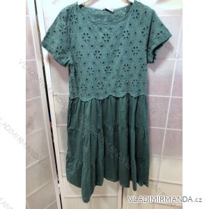 Šaty letné krátky rukáv dámske oversize (uni m/l) TALIANSKÁ MÓDA IM819028