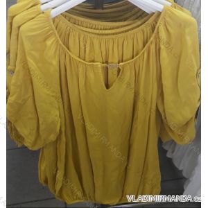 Tunika halenka krátký rukáv dámská (uni xl-3xl) ITALSKá MóDA IM719689