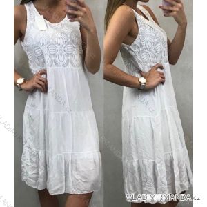 Summer Sleeveless Dress Lace Women (uni s / m) ITALIAN MODE IM1419012
