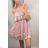 Summer short dress with bare shoulders women (uni s / m) ITALIAN MODE IM919647