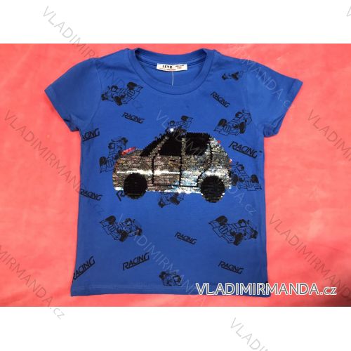 T-shirt short short sleeve with baby girl's sequins (8-12 years) TURKEY MODA TVB20021