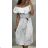 Summer dress with bare shoulders short women with lanyard (uni s / m) ITALIAN MODE IM919652
