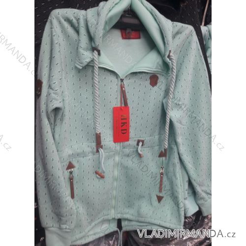 Mikina na zip s kapucí dámská (M-3XL) HKD HKD19HKD-164-1