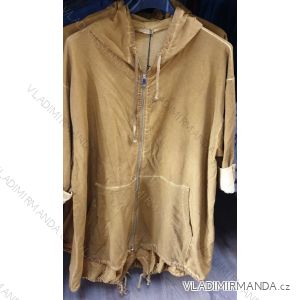 Sweatshirt long sleeve hooded oversize women (uni xl-2xl) IM1219111
