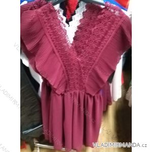 Šaty bez rukávů krátké elegantní dámské (uni s/l) ITALSKÁ MÓDA IM919861