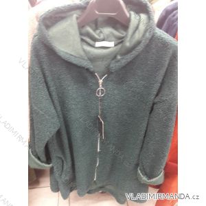 Womens sweatshirt with zip (uni sl) ITALIAN MODA IM719198
