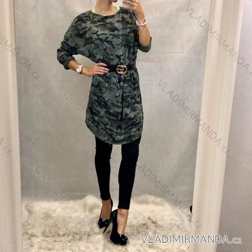 Casual Dress 3/4 Long Sleeve Women's Camo (uni m / l) ITALIAN FASHION IM2192401