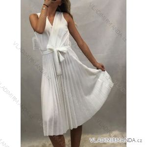 Šaty bez rukávu krátké elegantní dámské (uni s/l) ITALSKÁ MÓDA IM9198850