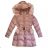 Jacke / Mantel Winter mit Fell gesteppt Kinder jugendliche Mädchen (8-16 Jahre alt) KUGO JK1807-1
