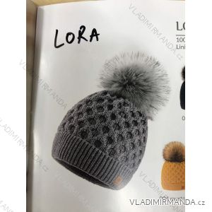 Čiapka s brmbolcom zimná dámska (ONE SIZE) WOOLK POĽSKÁ MÓDA PV419231