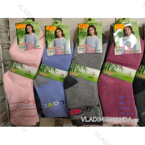 Socken warme Bambusjugendmädchen (31-38) AMZF B8102
