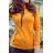 262-1 Hooded Sweatshirt with Pockets - Mustard
