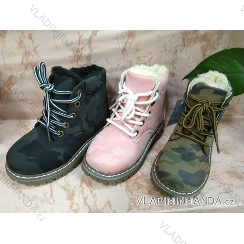 Ankle boots Winter with fur adolescent girls and boys (31-36) SHOES GOD199906C
