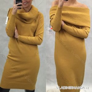 Turtleneck Sweater Slim Long Sleeve Dress (uni sm) ITALSKA MODA IM519550