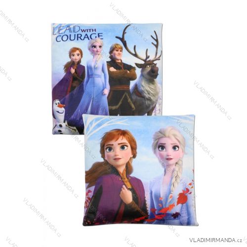 Polštář Frozen Ledové království dětský dívčí (40*40 cm) SETINO FR-H-PILLOW-98