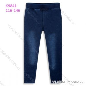 Jeans leggings insulated fur youth girl (116-146) KUGO K9841
