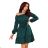 265-1 DAISY Dress with frills - green
