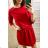 Dress 3/4 sleeve ladies neon (uni sl) ITALIAN FASHION IMT19057 _UNI S/M Grey