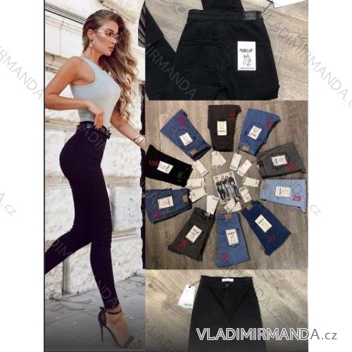 Rifle jeans push-up dlouhé dámské (26-36) MA519055