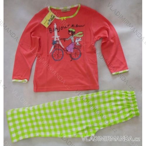 Pajamas Warm Long Childrens Girls Cotton (98-128) COANDIN S1416
