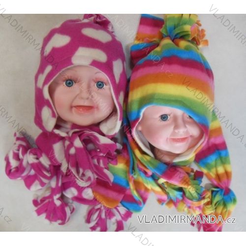 Cap + JALONG R-1143 baby girl scarf
