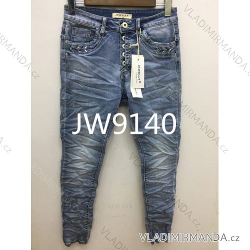 Rifle jeans dlouhé dámské (XS-XL) JEWELLY LEXXURY LEX20JW9140