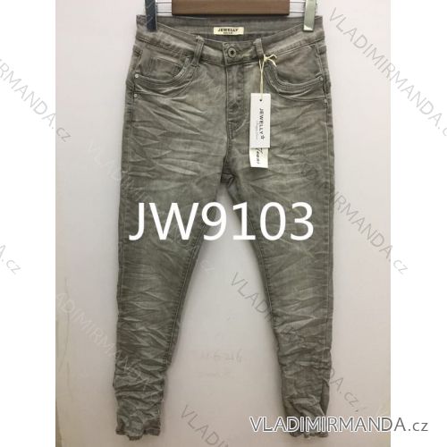 Rifle jeans dlouhé dámské (XS-XL) JEWELLY LEXXURY LEX20JW9103