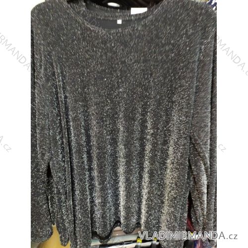 Women's long sleeve T-shirt oversized (54-60) POLISH FASHION PM120011
