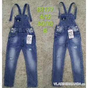 Jeans mit Lätzchen Kinder jugendliche Mädchen (4-12 Jahre) SAD SAD20DT177
