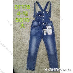 Jeans mit Lätzchen Kinder jugendliche Mädchen (4-12 Jahre) SAD SAD20DT178
