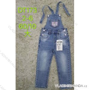 Jeans with bib infant baby girl (2-6 years) SAD SAD20DT173
