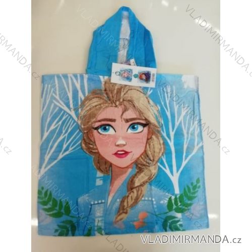 Pončo frozen dětské dívčí (55*110cm) SETINO FR-H-PONCHO-102