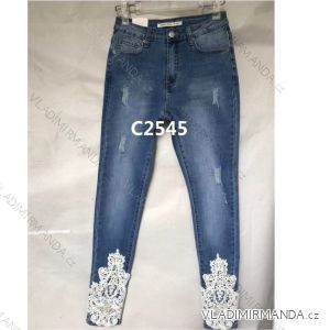 Rifle jeans dlouhé dámské (XS-XL) JEWELLY LEXXURY LEX20C2545