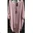 Dress 3/4 sleeve womens oversize (uni s-l) ITALIAN FASHION IM920069
