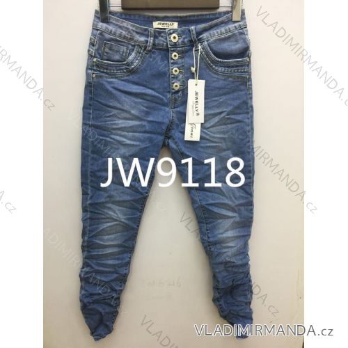 Rifle jeans dlouhé dámské (XS-XL) JEWELLY LEXXURY LEX20JW9118