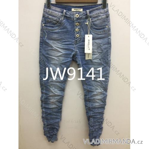 Rifle jeans dlouhé dámské (XS-XL) JEWELLY LEXXURY LEX20JW9141