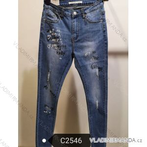 Rifle jeans dlouhé dámské (XS-XL) JEWELLY LEXXURY LEX20C2546