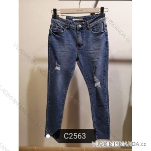 Rifle jeans dlouhé dámské (XS-XL) JEWELLY LEXXURY LEX20C2563