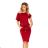 139-5 Short Sleeve Sport Dress - Burgundy

