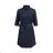 288-1 Shirt Dress with Buttons - Dark Blue
