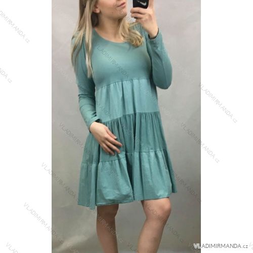 Long sleeve dress womens (UNI S-L) ITALIAN FASHION IM520040
