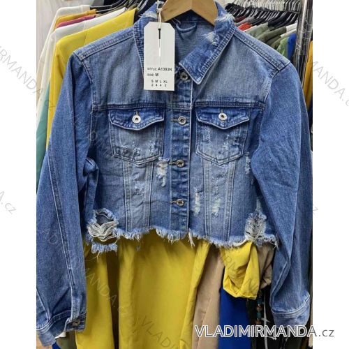 Women's denim jacket short (S-XL) Re-Dress IM920A1393N
